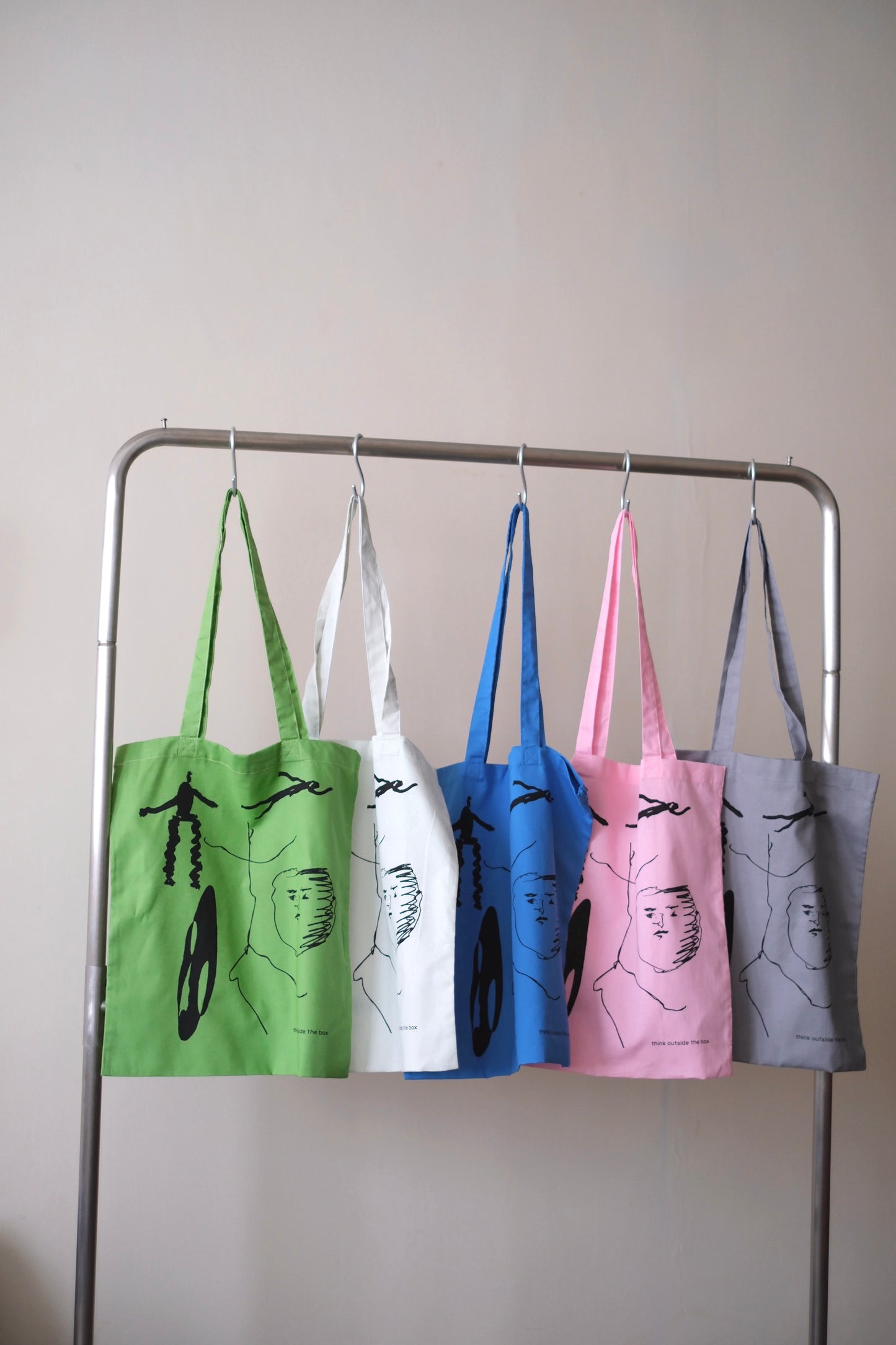 Thing outside the box tote bag