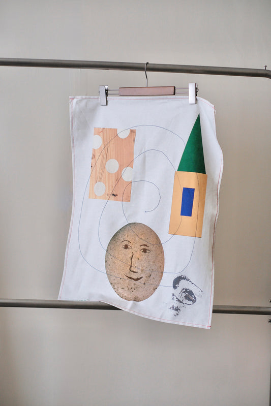 Life with Stones fabric poster