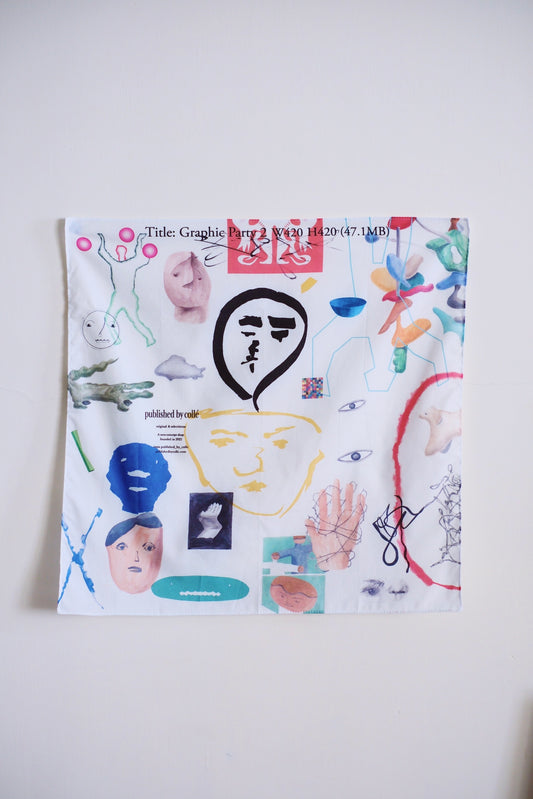 graphic party 2 Handkerchief