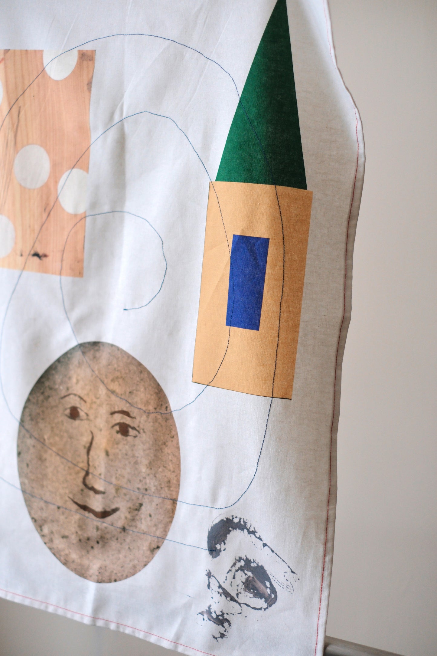 Life with Stones fabric poster
