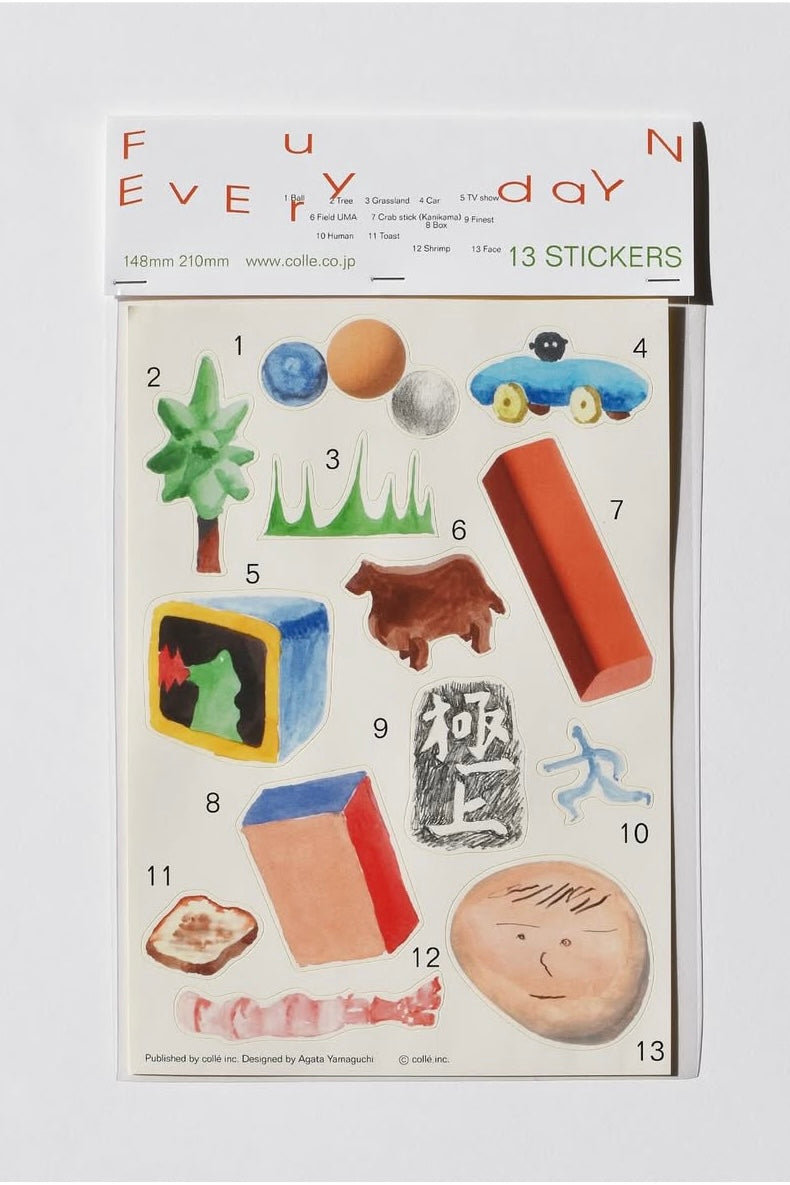 FUN EVERYDAY 13 stickers