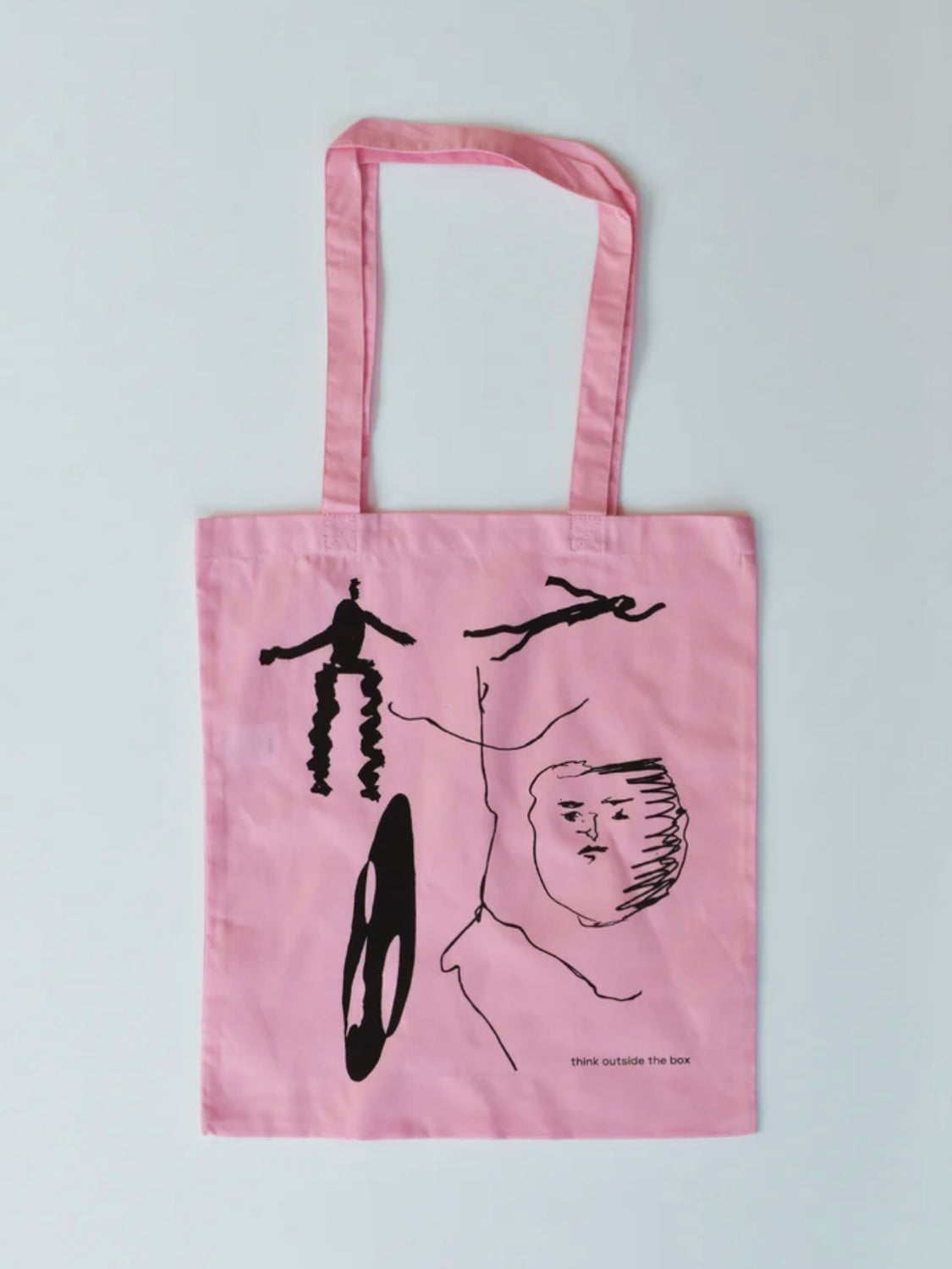 Thing outside the box tote bag