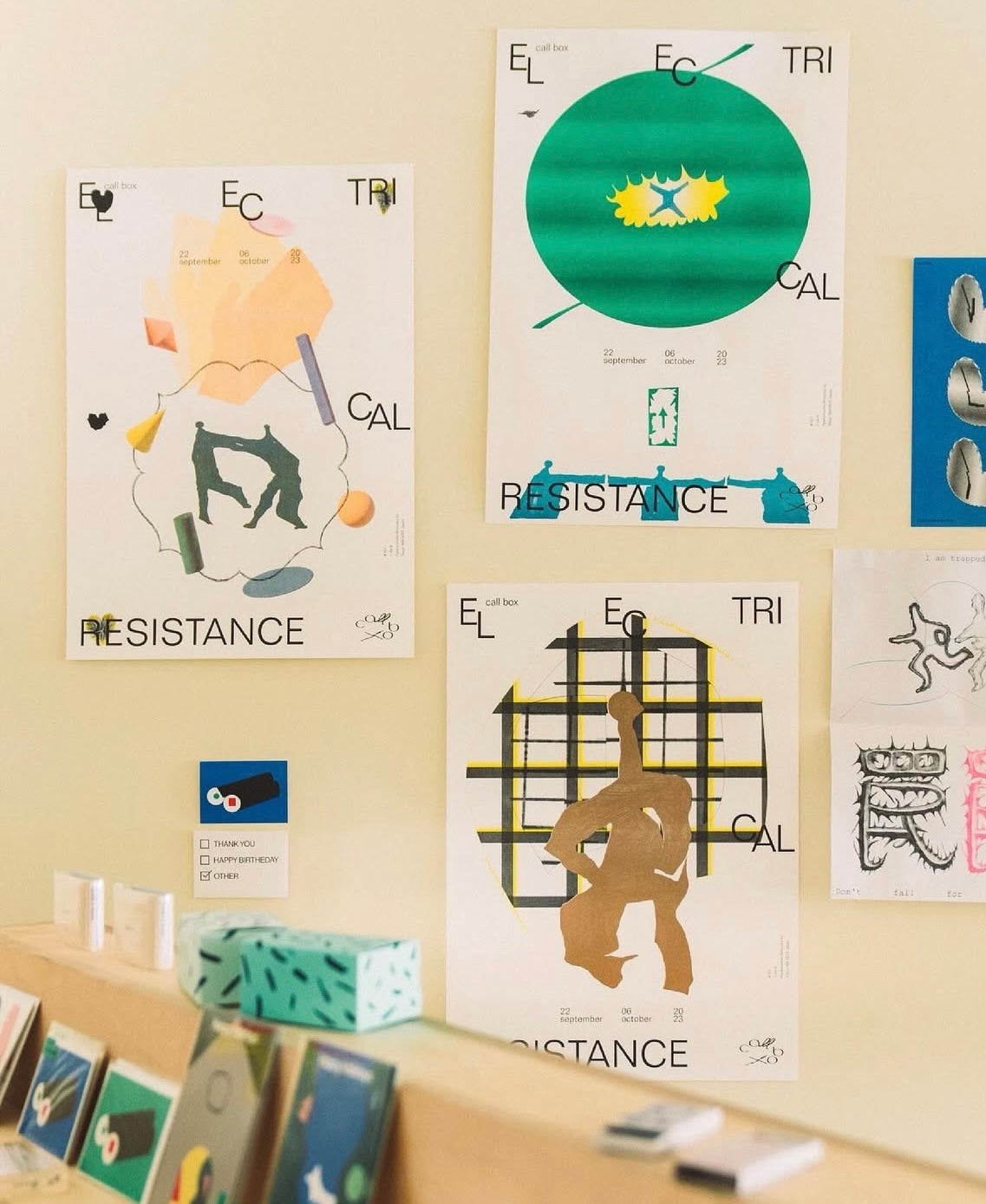 ELECTRICAL RESISTANCE A2 poster (抵抗力)